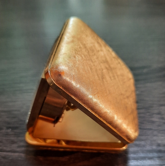 Vintage Seth Thomas Travel Alarm Clock Manual Wind Gold Hard Case Germany - Picture 3 of 16